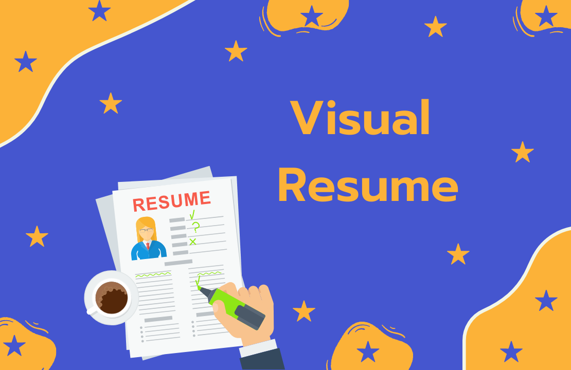 What does a visual resume look like