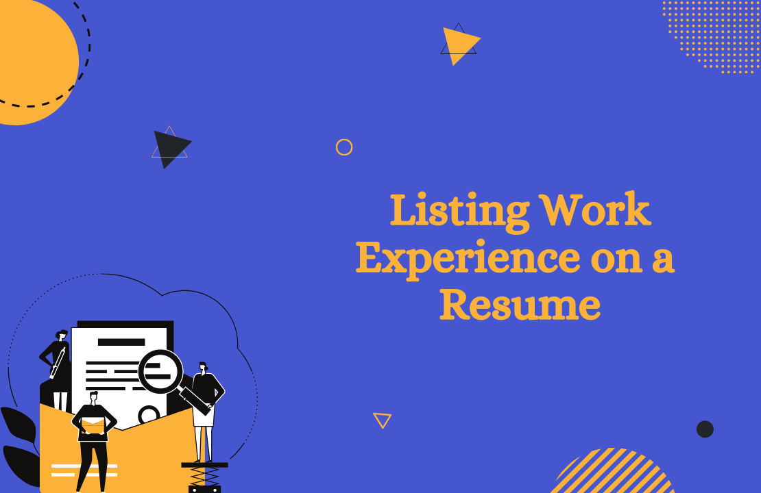 listing-work-experience-on-a-resume