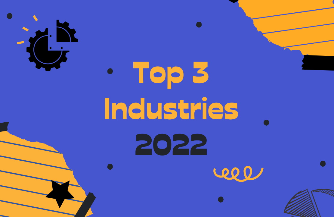 Top 3 Industries in 2022